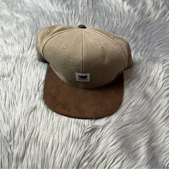 Brixton Men’s Tan Brown SnapBack Hat - Picture 1 of 9